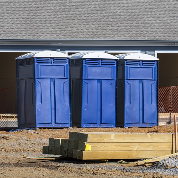 is there a specific order in which to place multiple porta potties in Helper Utah